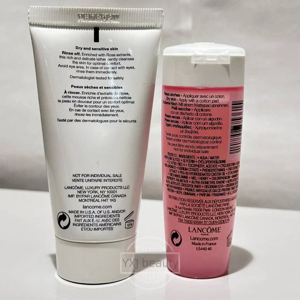 Lancome Creamy Foam Cleanser + Hydrating Toners Set Travel size 50 ml/1.7 oz~New - Picture 2 of 3